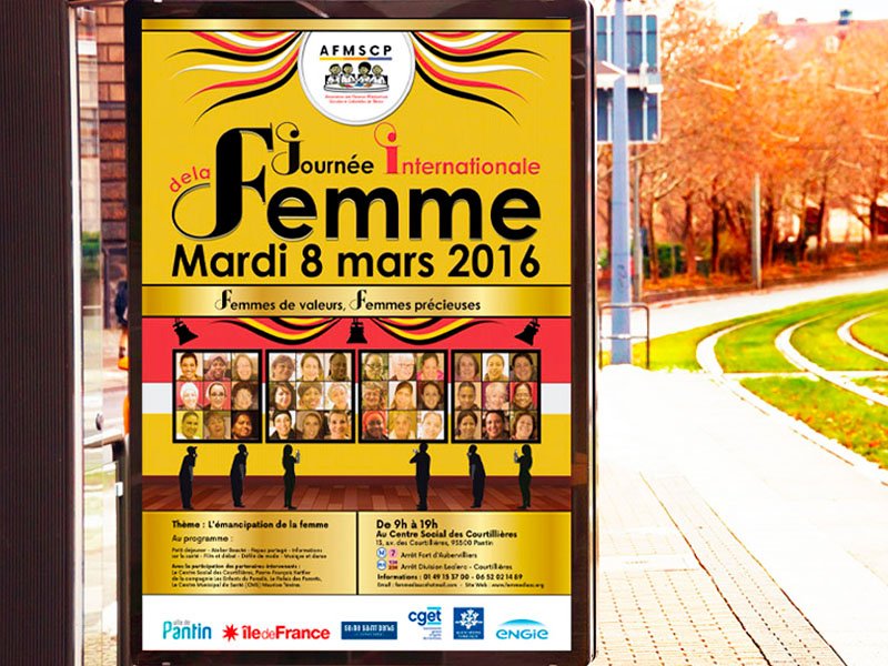 Affiche Journée de la femme 2016