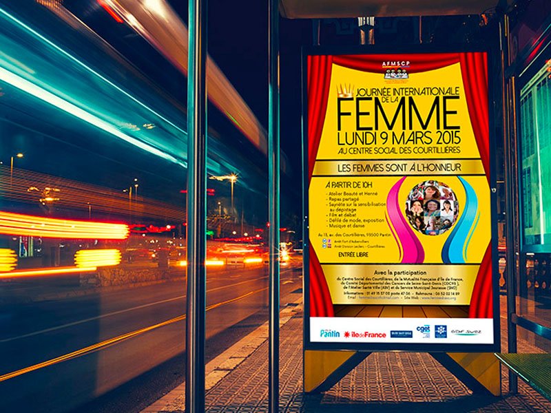 Affiche Journée de la femme 2015