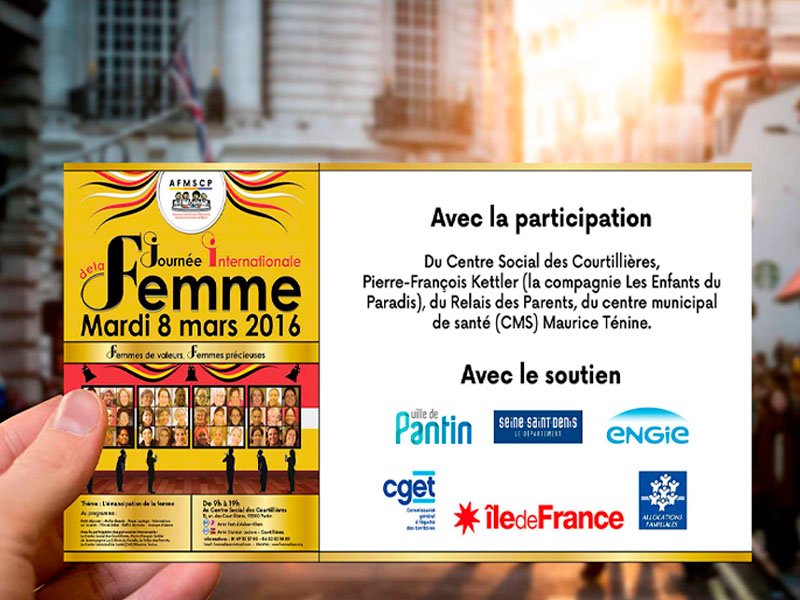 Invitation Journée de la femme 2016