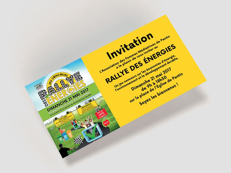Invitation recto Rallye des énergies 