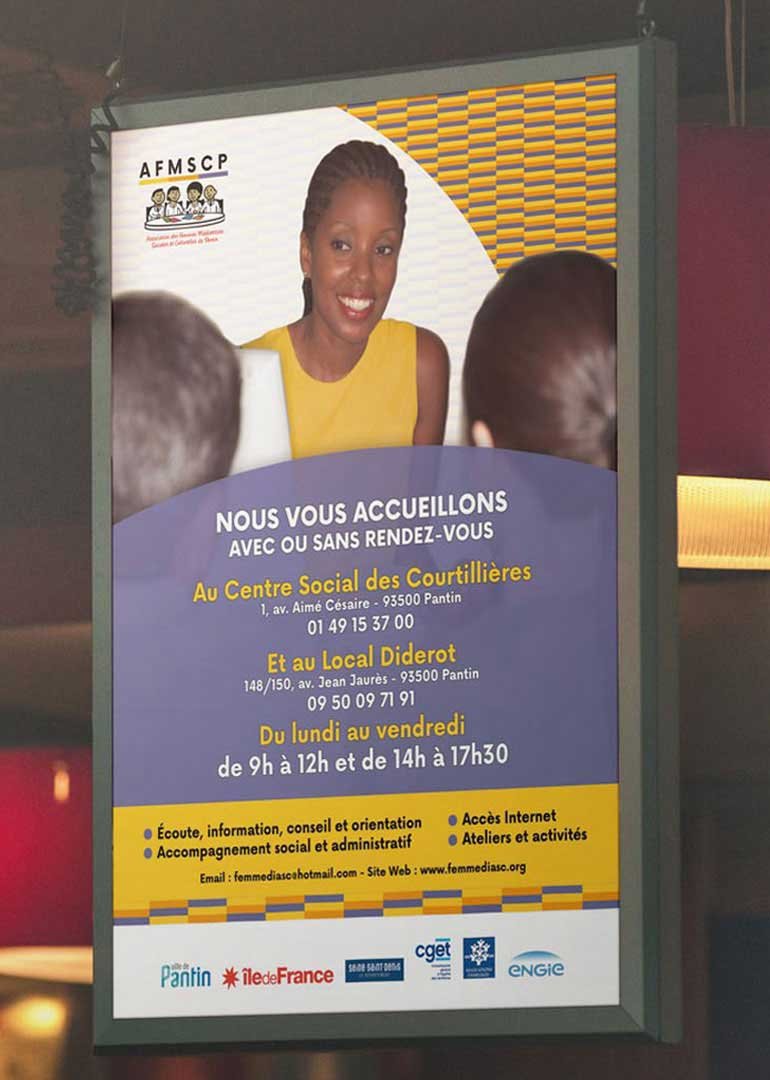 Affiche permanence d'accueil