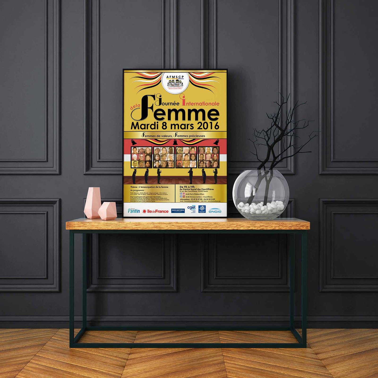 Affiche Journée de la femme